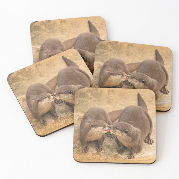 Item preview, Kissing Otters designed and sold by rawshutterbug.