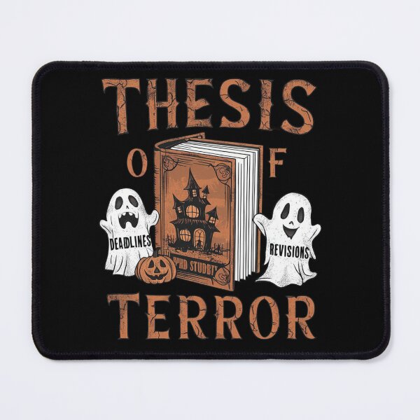 Item preview, Thesis of terror, funny PhD and Halloween designed and sold by NoetherSym.
