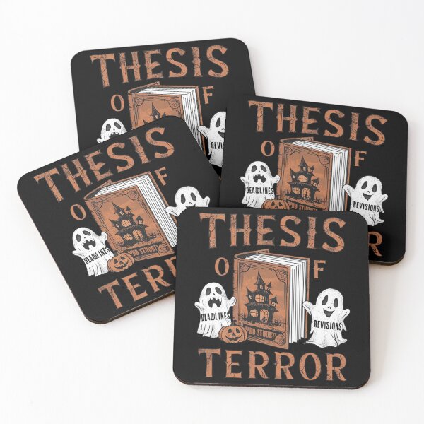 Item preview, Thesis of terror, funny PhD and Halloween designed and sold by NoetherSym.