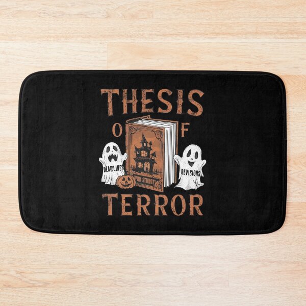 Item preview, Thesis of terror, funny PhD and Halloween designed and sold by NoetherSym.
