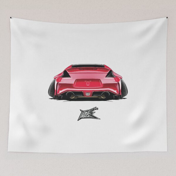 Item preview, nissan 370z stanced widebody rear red designed and sold by NaquashM.