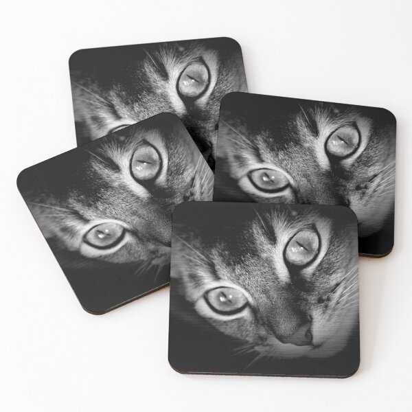 Item preview, Portrait of a cat in black and white designed and sold by Kacharava.