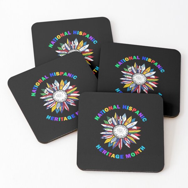 Item preview, Sunflower national hispanic heritahe month colorful Tee designed and sold by Hema Thilakaratne.