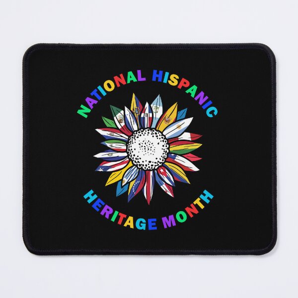 Item preview, Sunflower national hispanic heritahe month colorful Tee designed and sold by Hema Thilakaratne.