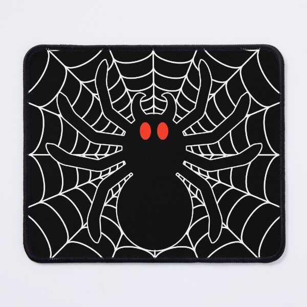 Item preview, Black big scary spider sitting center of web designed and sold by NataliaVVV.
