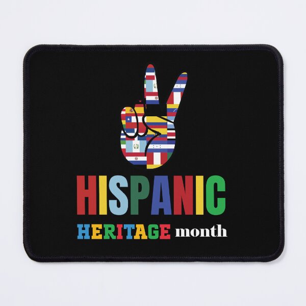 Item preview, hispanic heritage flags on a palm colorful colorful Tee designed and sold by Hema Thilakaratne.