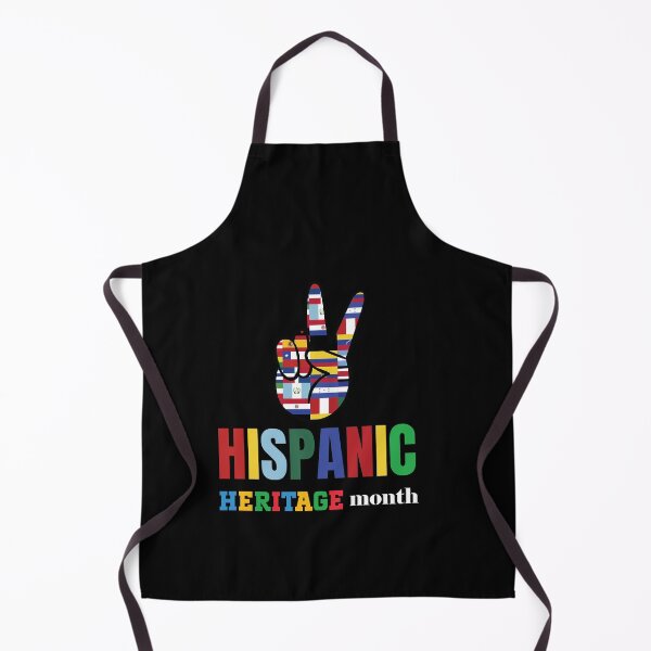 Item preview, hispanic heritage flags on a palm colorful colorful Tee designed and sold by Hema Thilakaratne.
