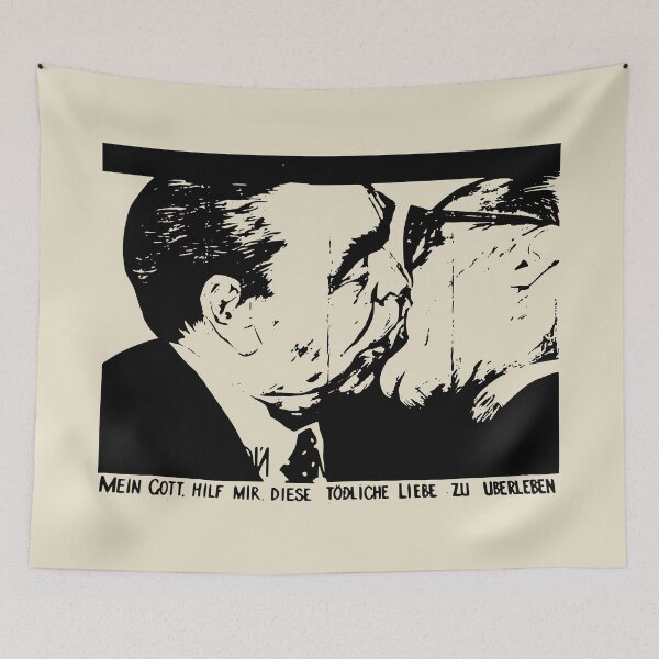 Item preview, Fraternal Kiss designed and sold by ValentinaHramov.