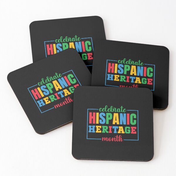 Item preview, Hispanic heritage month colorful text image colorful Tee designed and sold by Hema Thilakaratne.