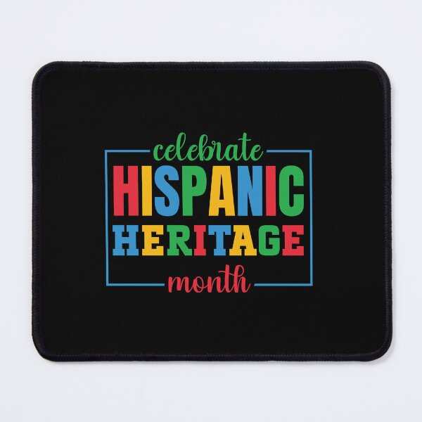 Item preview, Hispanic heritage month colorful text image colorful Tee designed and sold by Hema Thilakaratne.