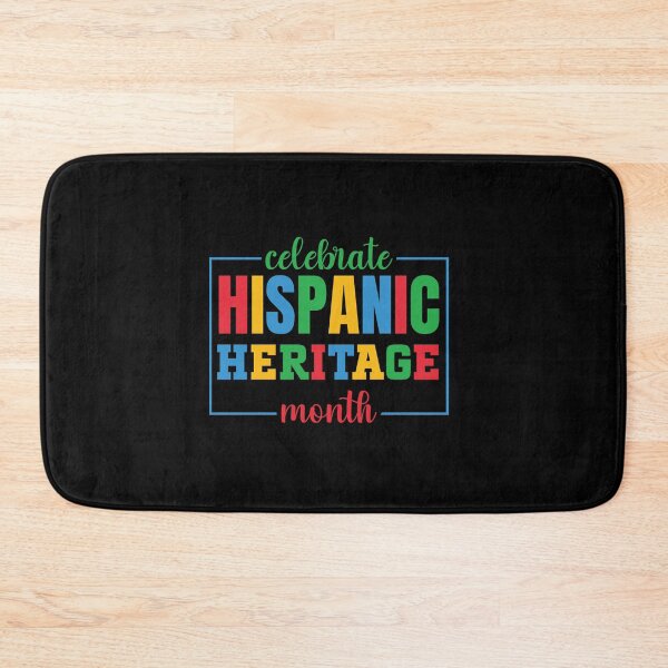 Item preview, Hispanic heritage month colorful text image colorful Tee designed and sold by Hema Thilakaratne.