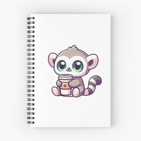 Item preview, lemur with coffee designed and sold by Eternalski.