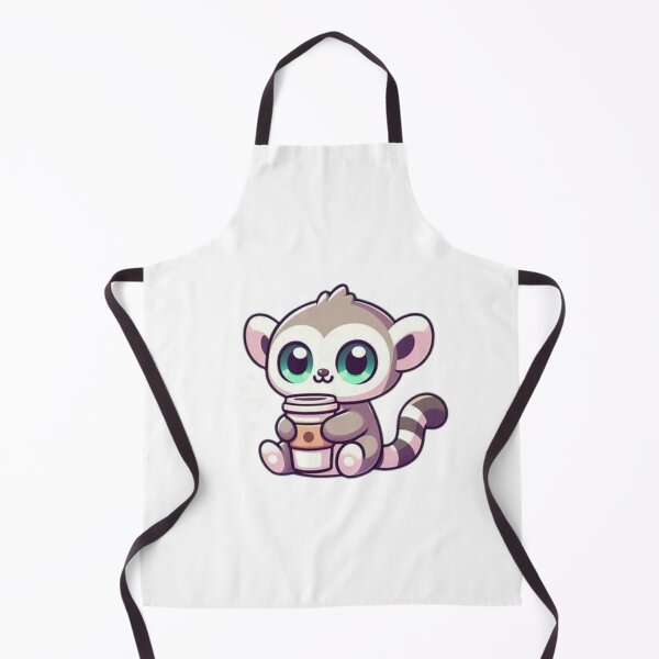 Item preview, lemur with coffee designed and sold by Eternalski.