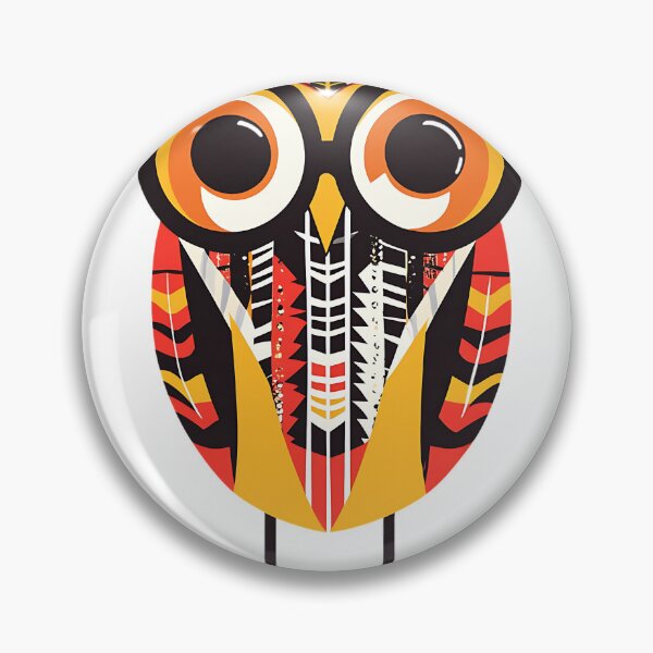 Item preview, Owl with large, round glasses designed and sold by FreedomArtShop.
