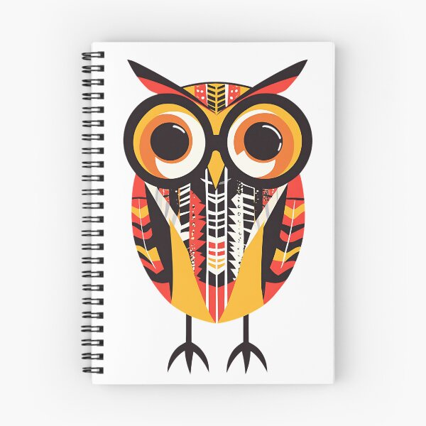 Item preview, Owl with large, round glasses designed and sold by FreedomArtShop.