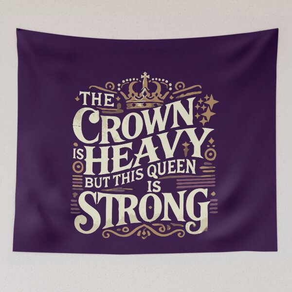 Item preview, La corona es pesada pero esta reina es fuerte designed and sold by TeesYouWant.