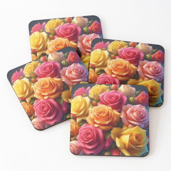 Item preview, Beautiful colorful roses designed and sold by mahmoudfarrag.