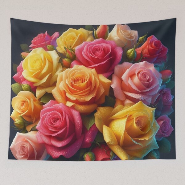 Item preview, Beautiful colorful roses designed and sold by mahmoudfarrag.
