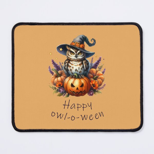 Item preview, Happy Owl-O-Ween. Halloween designed and sold by Tatty-shop.