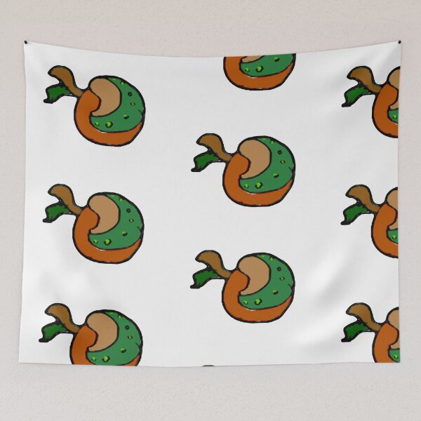 Item preview, Peach with caterpillar designed and sold by Karen Persephone .