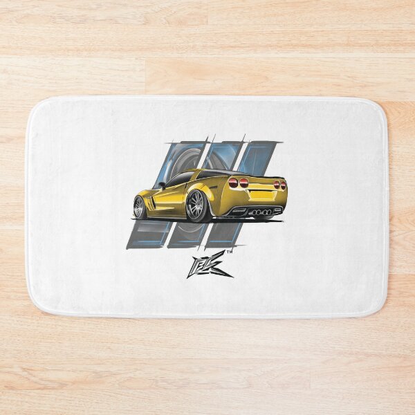 Item preview, corvette c6 rear yellow  designed and sold by NaquashM.