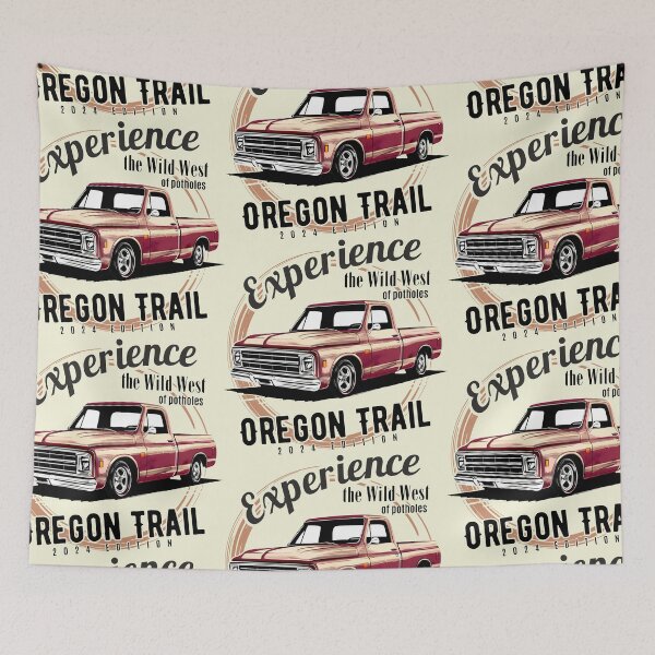 Item preview, EXPERIENCE THE WILD WEST OF POTHOLES OREGON TRAIL 2024 EDITION RUSTY ROADS RED ADVENTURE designed and sold by SplashTastic.