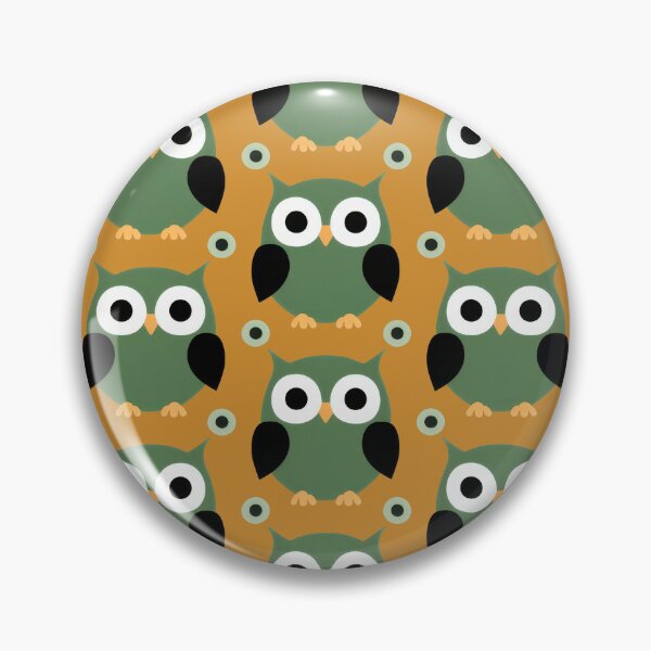 Item preview, Green Owl Pattern designed and sold by Angry Swan Designs.