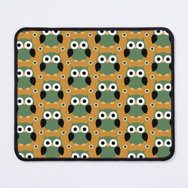 Item preview, Green Owl Pattern designed and sold by Angry Swan Designs.