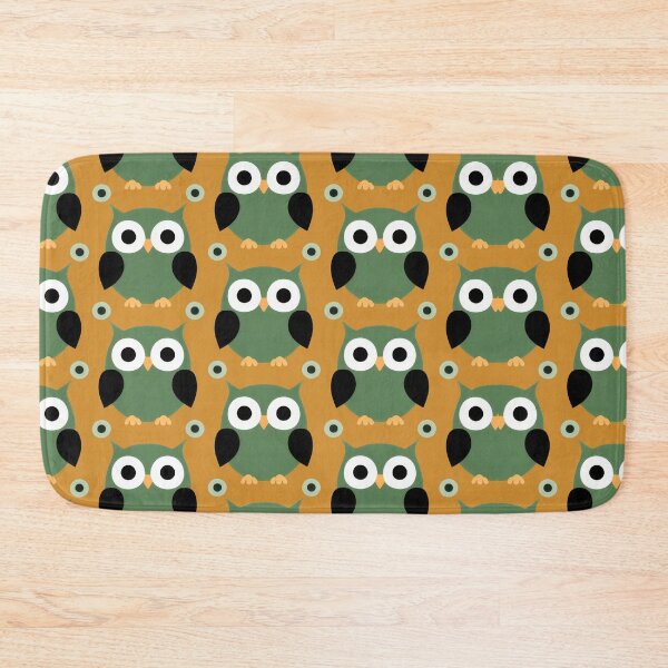Item preview, Green Owl Pattern designed and sold by Angry Swan Designs.