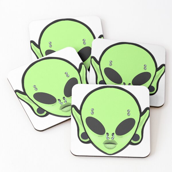 Item preview, Alien verde designed and sold by inkteeth.