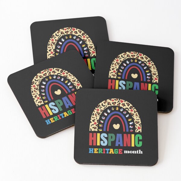 Item preview, Peace love hispanic heritage colorful rainbow colorful Tee designed and sold by Hema Thilakaratne.