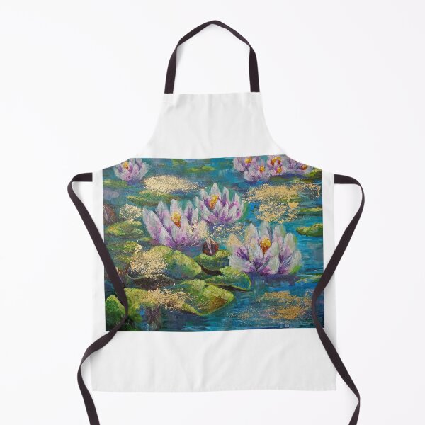 Item preview, Monet Inspired Water Lilies designed and sold by JYEmeryArt.