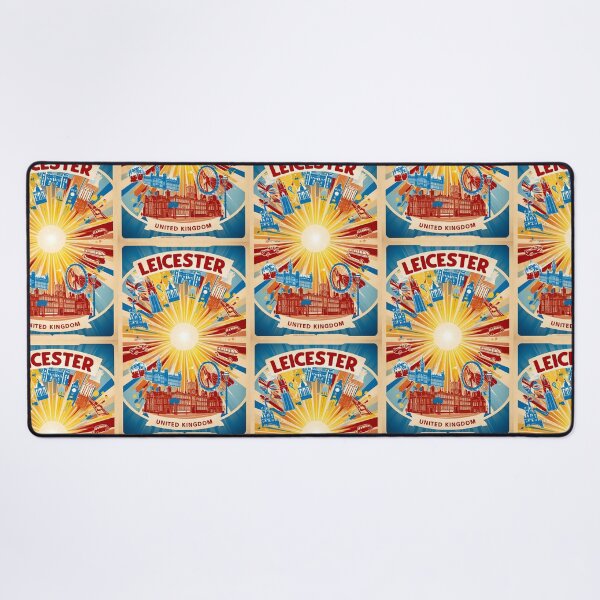 Item preview, Leicester United Kingdom Vintage Travel Tourism  designed and sold by TravelersGems.