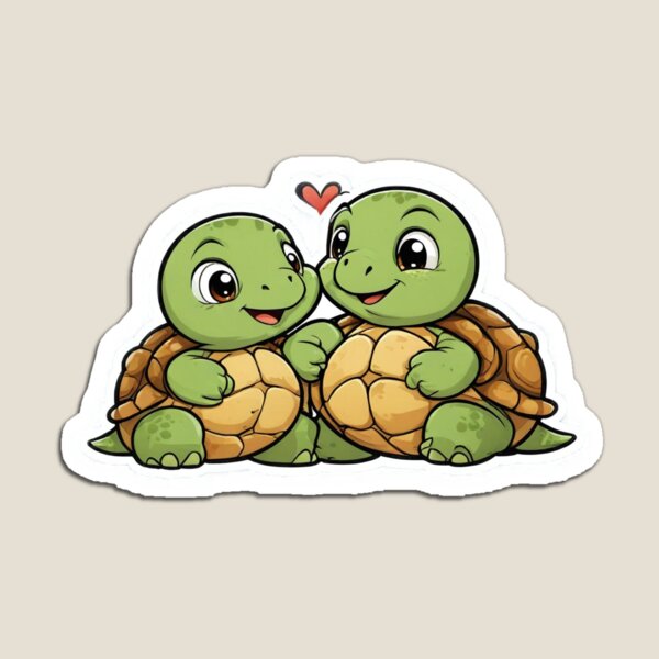 Item preview, Cuddling Turtles designed and sold by crazyart264.