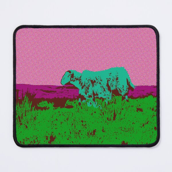 Item preview, Irish sheep - modern Ireland artwork - pink sheep art - agro pop art designed and sold by thecheekypixel.