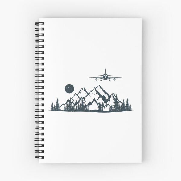 Item preview, Airplane Flying Over Mountains Aviator Pilot Plane Aviation designed and sold by Dapper-Art.