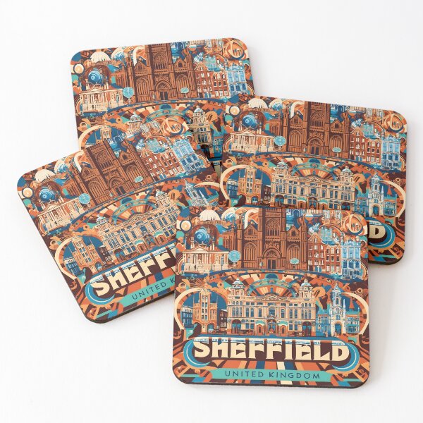 Item preview, Sheffield United Kingdom Vintage Travel Tourism  designed and sold by TravelersGems.