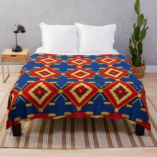 Item preview, Peruvian geometric design  designed and sold by Roxburylane.