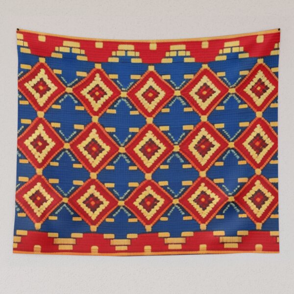 Item preview, Peruvian geometric design  designed and sold by Roxburylane.