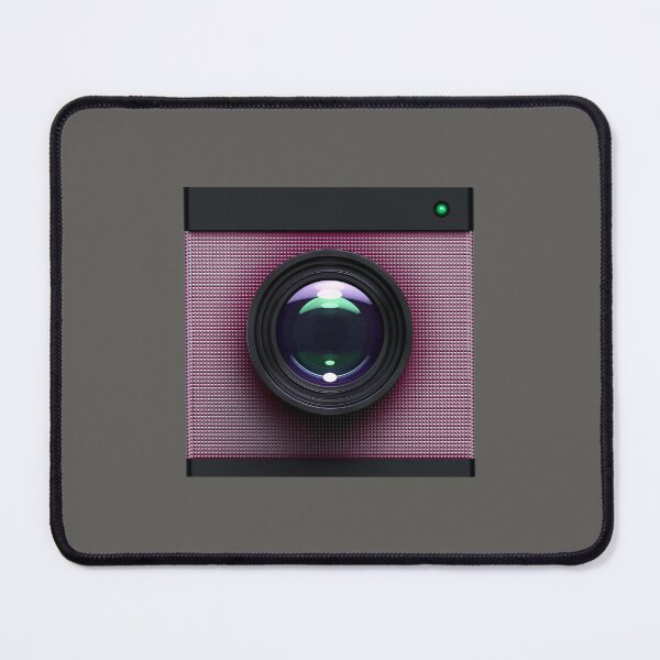 Item preview, Modern Camera Icon with Textured Pink Design designed and sold by trepiu.