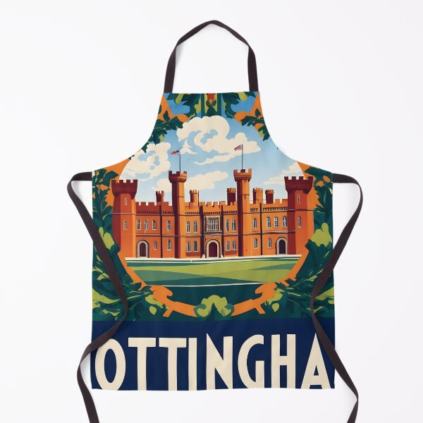 Item preview, Nottingham United Kingdom Vintage Travel Tourism designed and sold by TravelersGems.