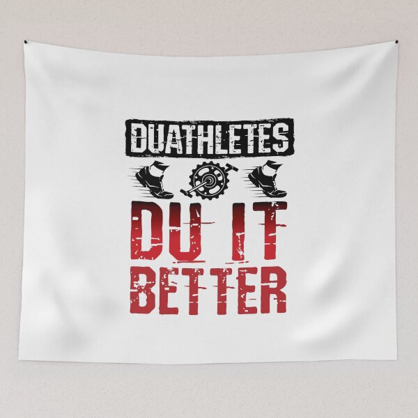 Item preview, Duathletes Du It Better Duathlon Run Bike designed and sold by jaygo.