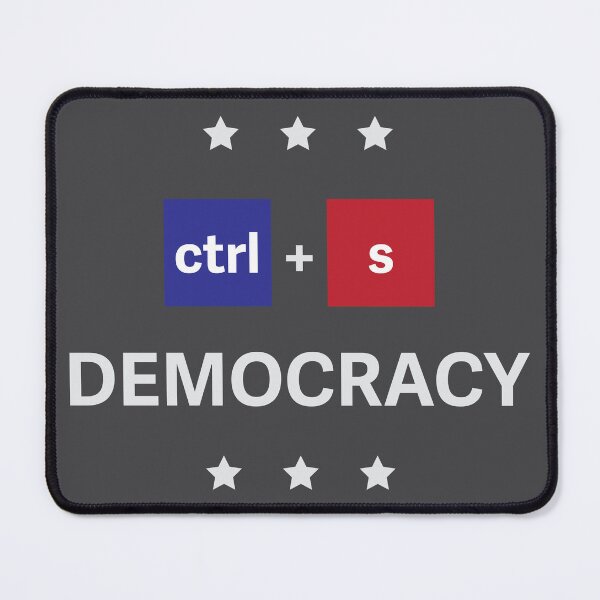 Item preview, CTRL + S (save) Democracy  Typographic Design designed and sold by iamKaye.