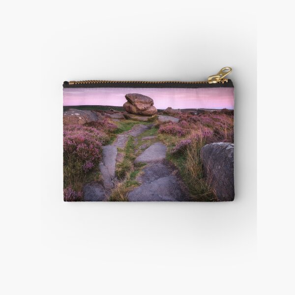 Item preview, Carl Wark Rocks and Heather at Sunset designed and sold by Lenscraft by Robin Whalley.