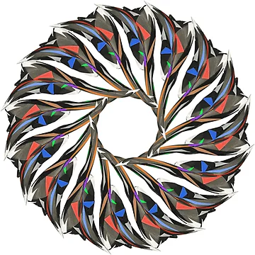 Artwork thumbnail, Multicolor mandala by Meo Design
