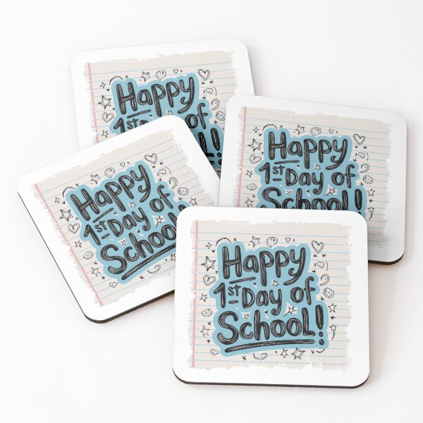 Item preview, Happy First Day Of School designed and sold by Angry Swan Designs.