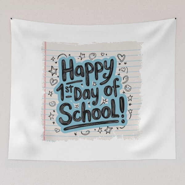 Item preview, Happy First Day Of School designed and sold by Angry Swan Designs.