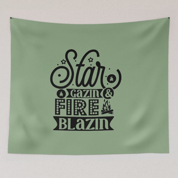 Item preview, Star gazing and fire blazing designed and sold by Wit & Wear Company.