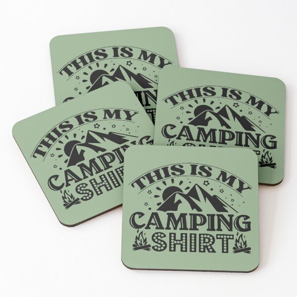 Item preview, This is my camping shirt designed and sold by Wit & Wear Company.