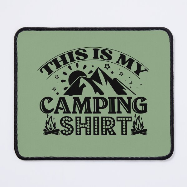 Item preview, This is my camping shirt designed and sold by Wit & Wear Company.